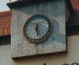 Figure 15: Decorative modern dial acting as a feature above the entrance to St. Martin's Square shopping mall