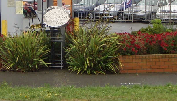 Clyde Quay Boat Harbour Reserve sundial in Wellington NZ